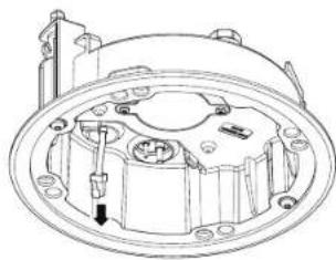 Wisenet PND-A9081RF - [Installing the LAN cable] - 2