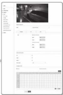 Screenshot of a software interface showing image processing settings with file name, resolution, and grid preview