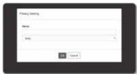 Privacy Desktop Name: Entry OK Cancel