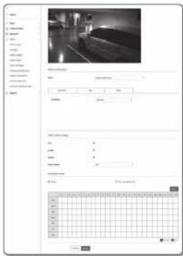 Screenshot of a software interface with image editing options and a grid-based input field for image processing.