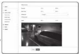 Screenshot of a software interface showing image editing settings with Chinese labels and a grayscale preview.
