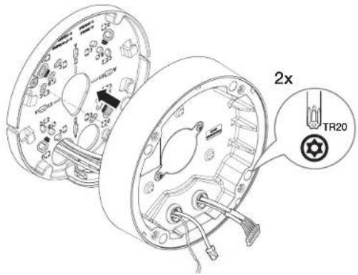 Wisenet XND-8081VZ - [Installing the LAN cable] (IP66) - 3