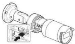 Wisenet LNV-6071R - Inserting a Micro SD Memory Card (LNO-6011R/6021R/6031R/6071R) - 3