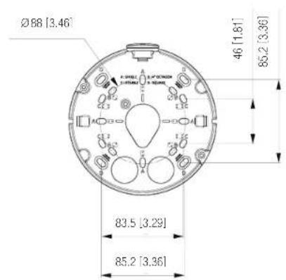 Ø68 [3.46" 46 [1.81] 85.2 [3.36] 83.5 [3.29] 85.2 [3.36]