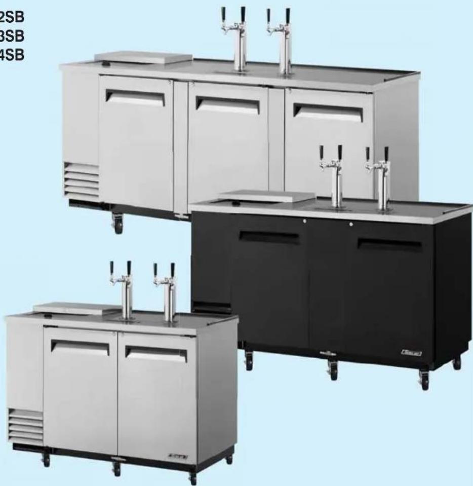 Turbo air TCB-4SB - Underbar Equipment Club Top Beer Dispensers Installation and Operation Manual - 1