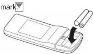 FUJITSU ASGG24LFCD-B - Press and slide the battery compartment lid on the reverse side to open it. - 1