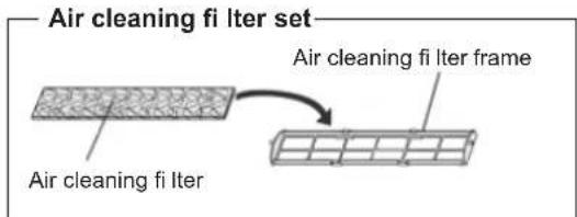 FUJITSU ASGG24LFCD-B - Air Cleaning Filter Installation - 2