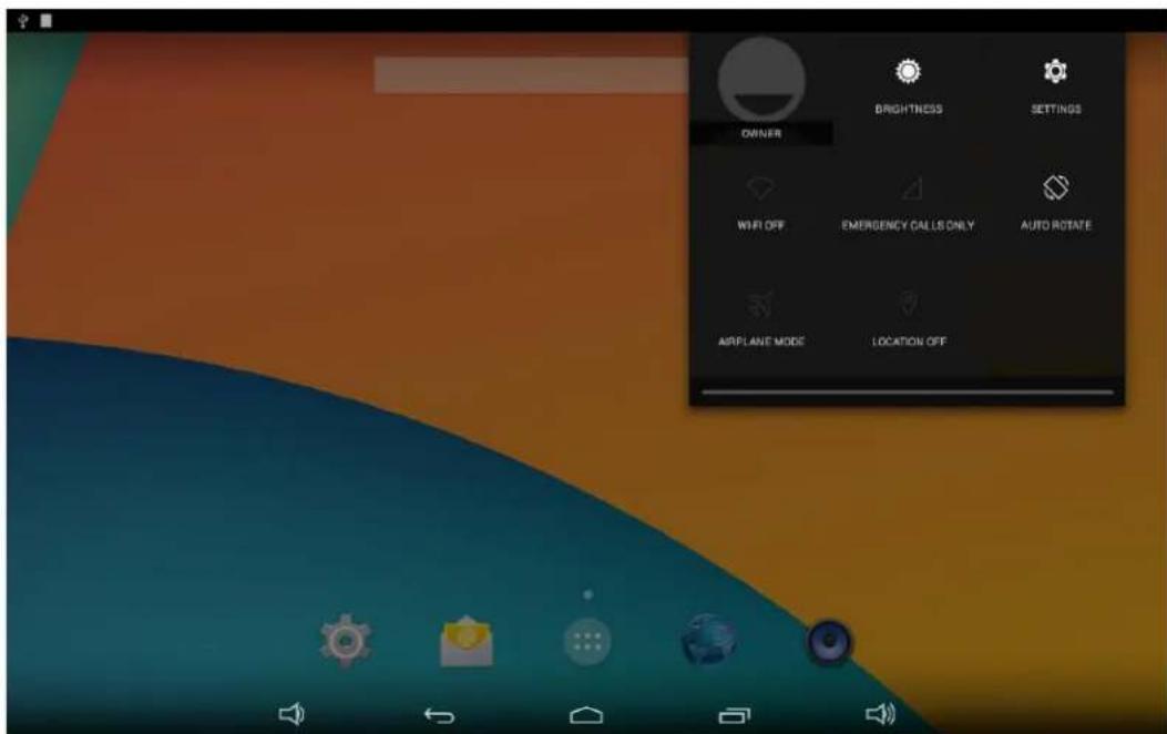 OWNER BRIGHTNESS SETTINGS WIFI OFF EMERGENCY CALLS ONLY AUTO ROTATE AIRFLANE MODE LOCATION OFF