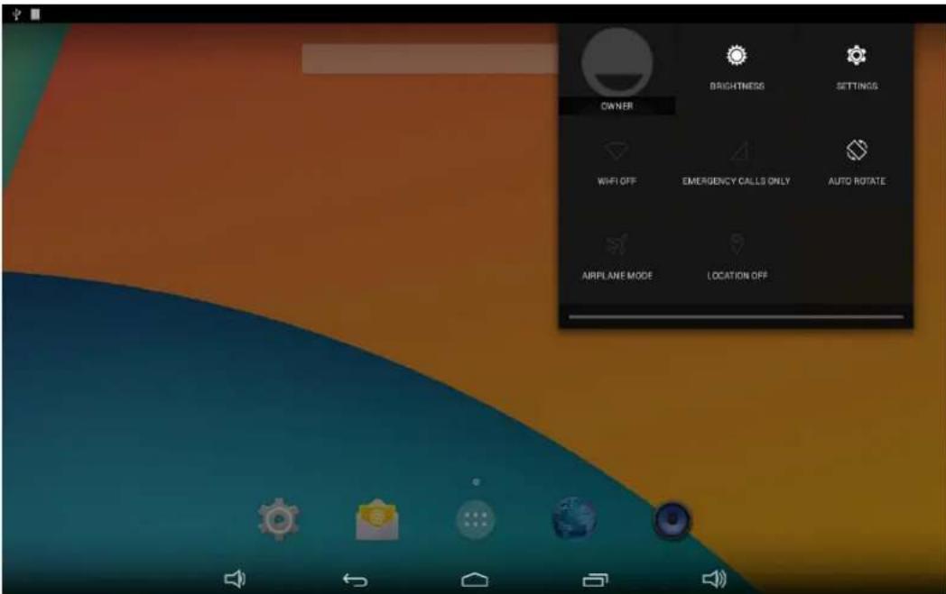 OWNER BRIGHTNESS SETTINGS WWFI OFF EMERGENCY CALLS ONLY AUTO ROTATE AIRPLANE MODE LOCATION OFF