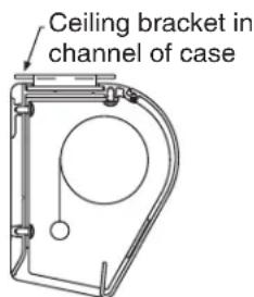 Draper Silhouette V - Ceiling/Suspended Mounting - 1