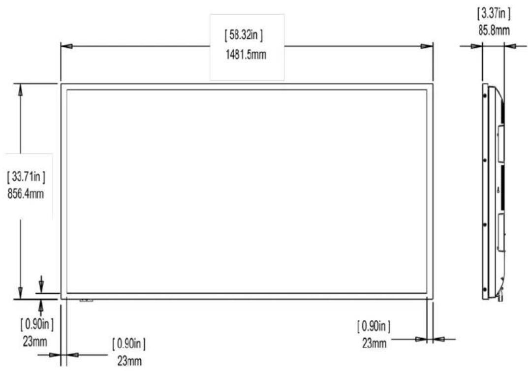 Planar PS5074KT-N - Dimensions - 6