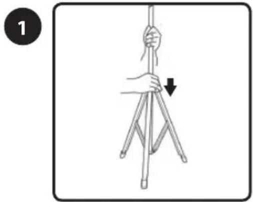 GPX PJSI900 - Positioning the Screen - 3
