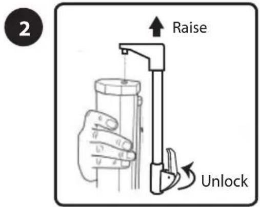 GPX PJSI900 - Positioning the Screen - 4