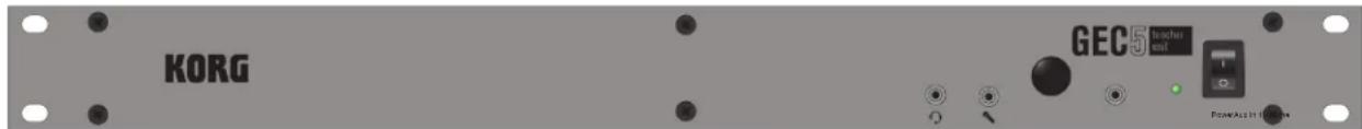 KORG GEC5 - Teacher Unit Front: - 1