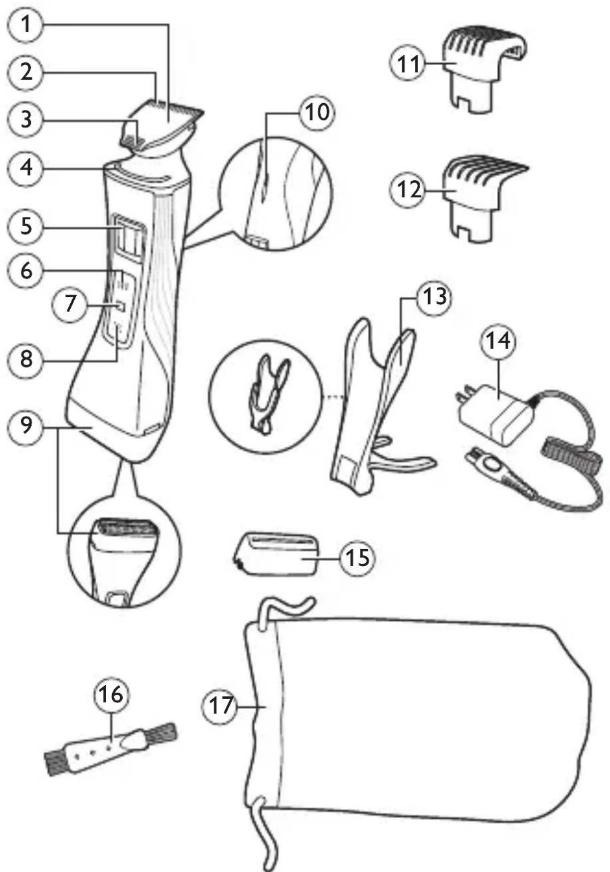 PHILIPS Styleshaver QS6162 - ENGLISH - 1