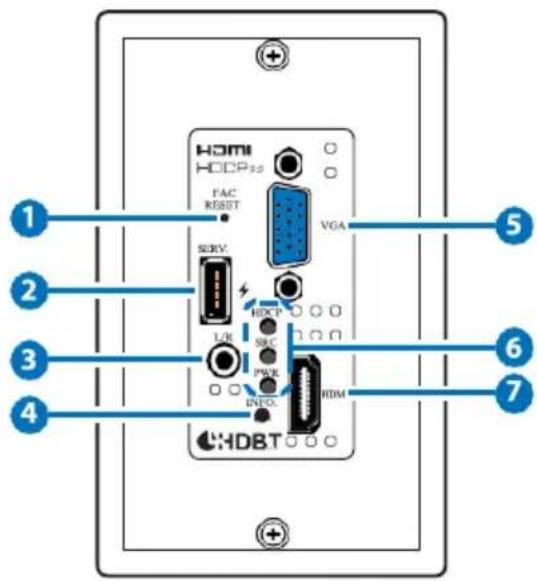 Comprehensive CHE-HDBTWP110K - Front Panel - 1
