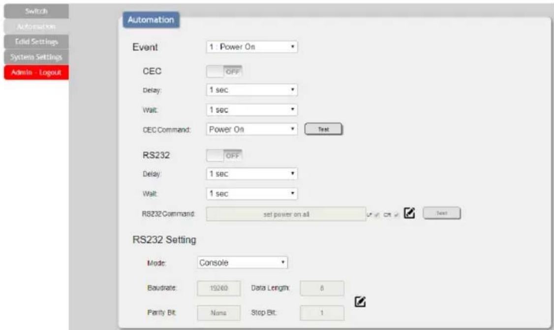 Comprehensive CHE-HDBTWP110K - Automation Tab - 1