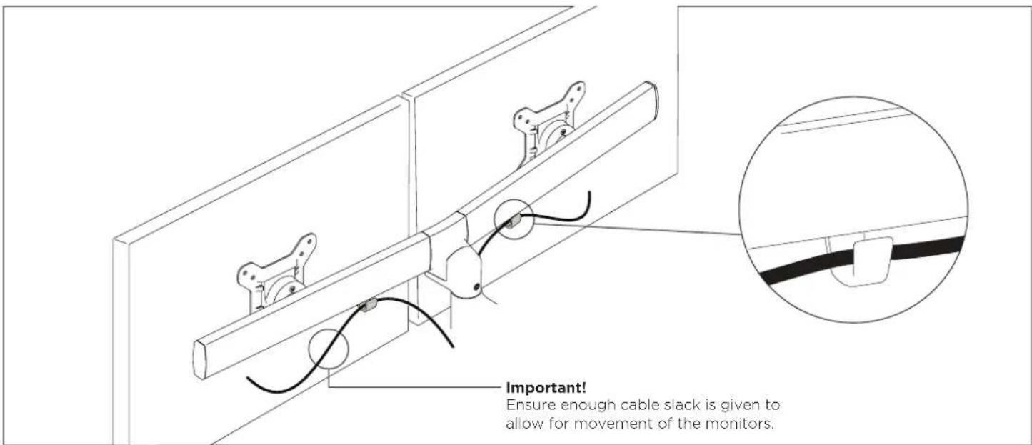 Atdec AWM-LR - Install Cables - 1