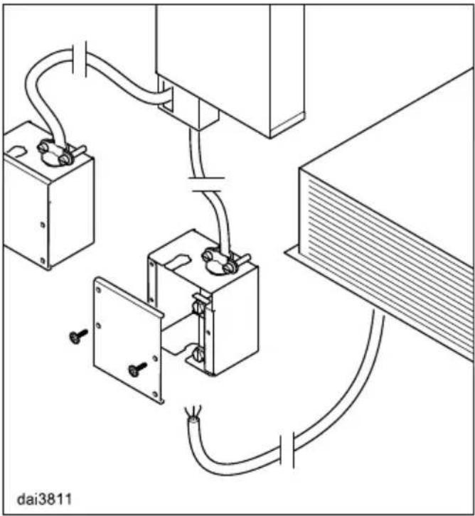 MIELE DAG500 - Electrical connection of an external blower - 1