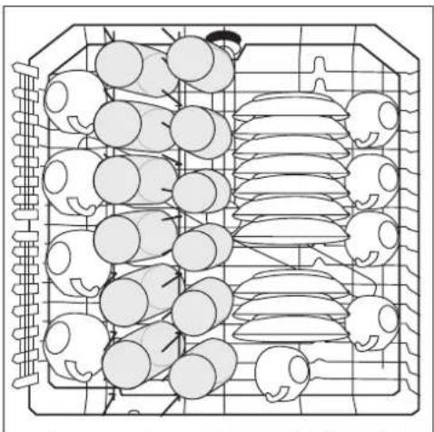 Zanussi-Electrolux ZSF6280 - Sample loading arrangements: - 1