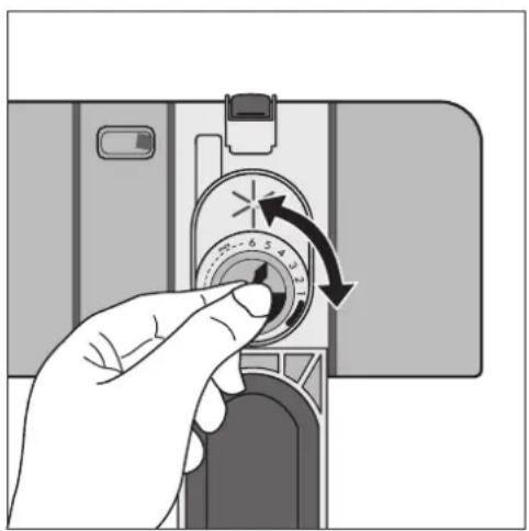 Zanussi-Electrolux ZSF6280 - Setting the Amount of Rinse Aid Required - 2