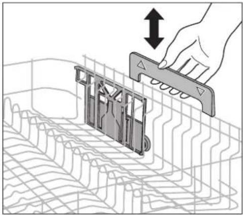 Zanussi-Electrolux ZSF6280 - Raising / Lowering the upper basket - 1
