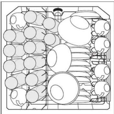 Zanussi-Electrolux ZSF6171 - Sample loading arrangements: - 2
