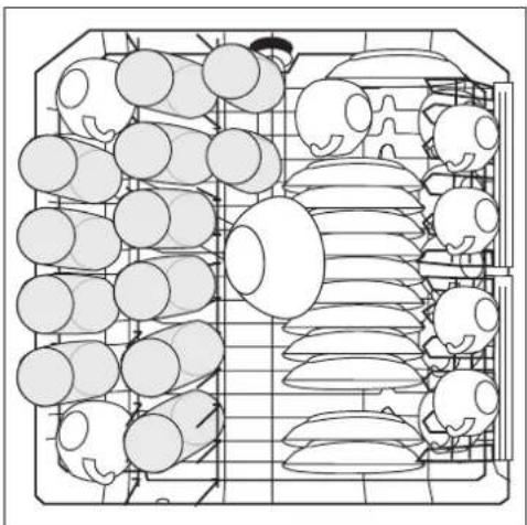 Zanussi-Electrolux ZSF6171 - Sample loading arrangements: - 1