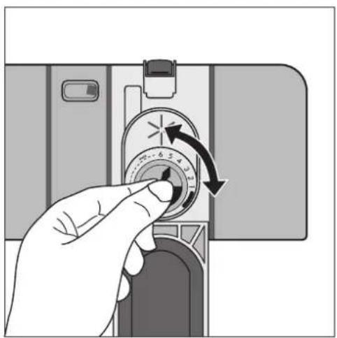 Zanussi-Electrolux ZSF6171 - Setting the Amount of Rinse Aid Required - 2