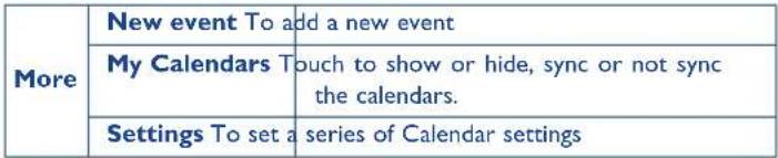 ALCATEL One Touch 995S Ultra - Event reminder5.1.4 - 1