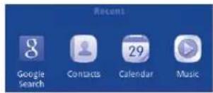 Recent Google Search Contacts 29 Calendar Music
