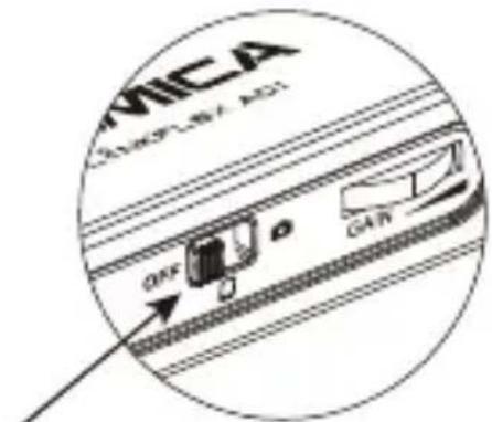 Comica Linkflex AD1 - On and off function instruction - 1