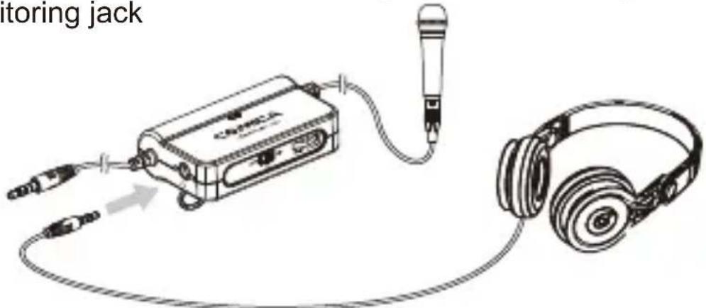 Comica Linkflex AD1 - Monitoring jack - 1