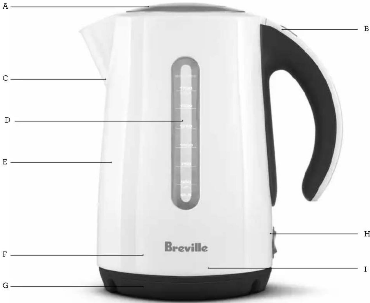 A B C D E F G H I Breville