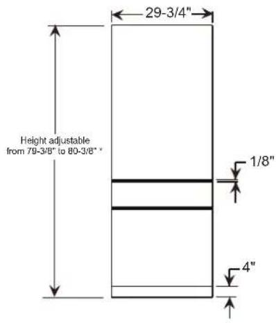 Monogram ZKSSN849NLH - DIMENSIONS AND INSTALLATION INFORMATION (IN INCHES) - 3
