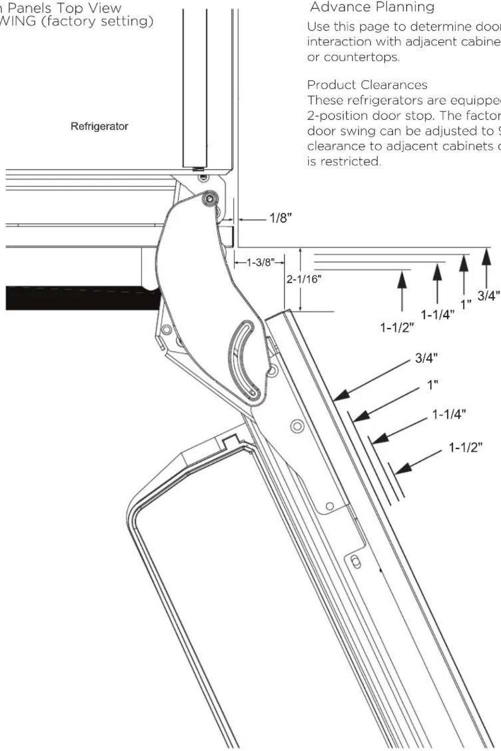 Monogram ZKSSN849NLH - DIMENSIONS AND INSTALLATION INFORMATION (IN INCHES) - 1