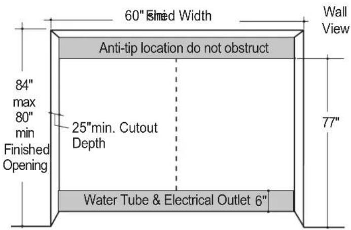 Monogram ZKSSN849NLH - DIMENSIONS AND INSTALLATION INFORMATION (IN INCHES) - 5