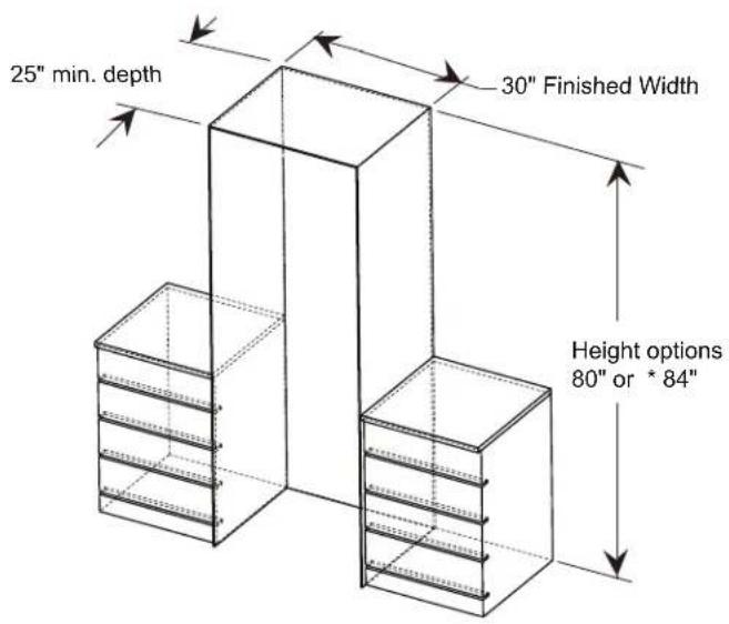 Monogram ZKSSN849NLH - DIMENSIONS AND INSTALLATION INFORMATION (IN INCHES) - 1