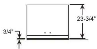 Monogram ZKSSN849NLH - DIMENSIONS AND INSTALLATION INFORMATION (IN INCHES) - 2