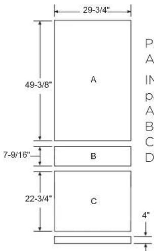 Monogram ZKSSN849NLH - DIMENSIONS AND INSTALLATION INFORMATION (IN INCHES) - 4
