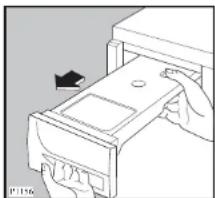 Zanussi-Electrolux ZDC5355W - Emptying the water reservoir - 1