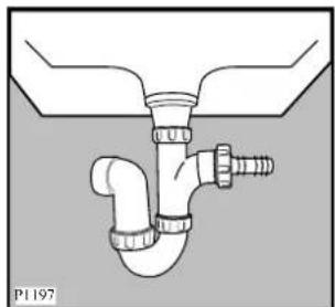 Zanussi-Electrolux ZWF 1450 W - Onto a sink outlet spigot. - 1