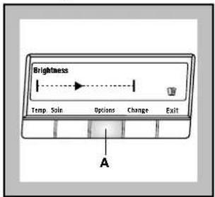 Brightness Temp Sole Options Change Exit A