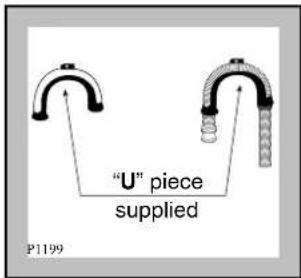 "U" piece supplied P1199