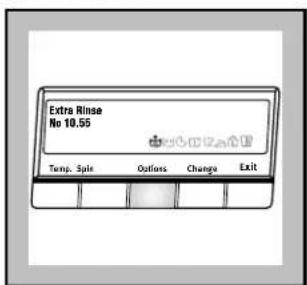 Extra Rinse No 10.55 Temp. Split Outfloss Change Exit
