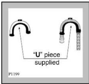 "U" piece supplied P1199