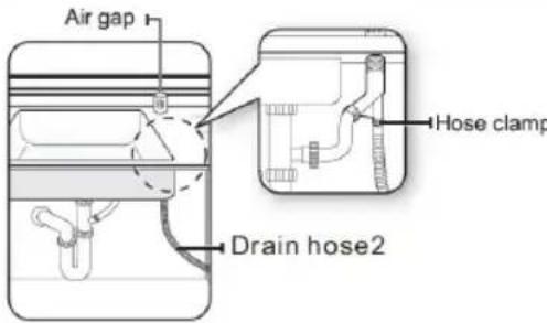 ZLine DWHHH24 - Step 10: Connecting the Drain Hose - 2