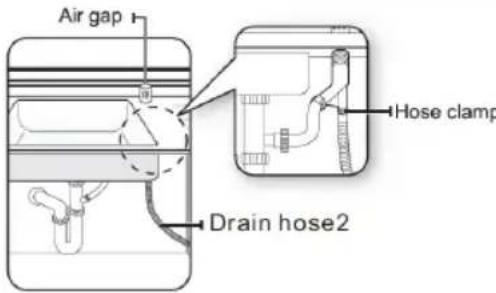 ZLine DWBS18 - Step 10: Connecting the Drain Hose - 2