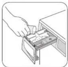 Zanussi-Electrolux ZWD16581W - Measure out the detergent and the fabric softener - 1