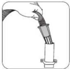 Zanussi-Electrolux ZWD16581W - Into a drainage standpipe. - 4